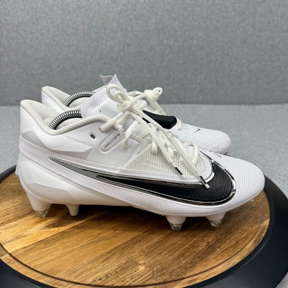Nike Vapor Edge Elite 360 2 Men's Size 10 White Football Cleats (FJ7021-100)